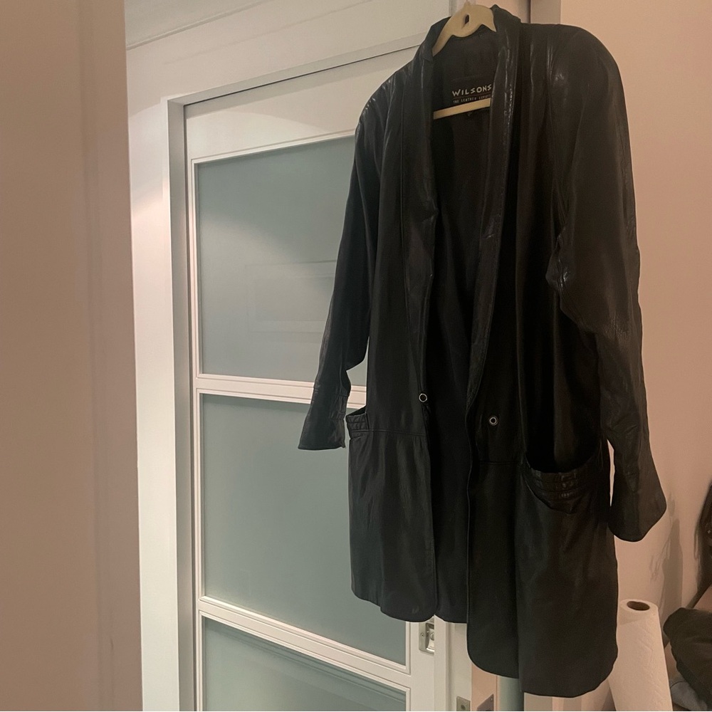 Wilson Leather Jacket with Shawl Collar